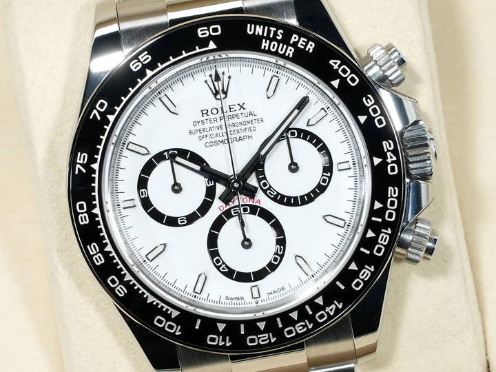 ロレックス デイトナ Ref.126500LN ステンレススチール ホワイト文字盤 未使用 fw4n4rsg
