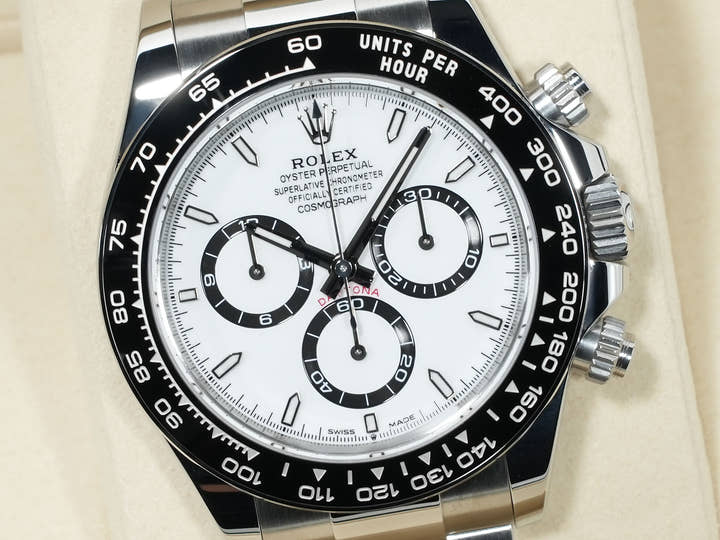 ロレックス デイトナ Ref.126500LN ステンレススチール ホワイト文字盤 未使用 rmtc54d9
