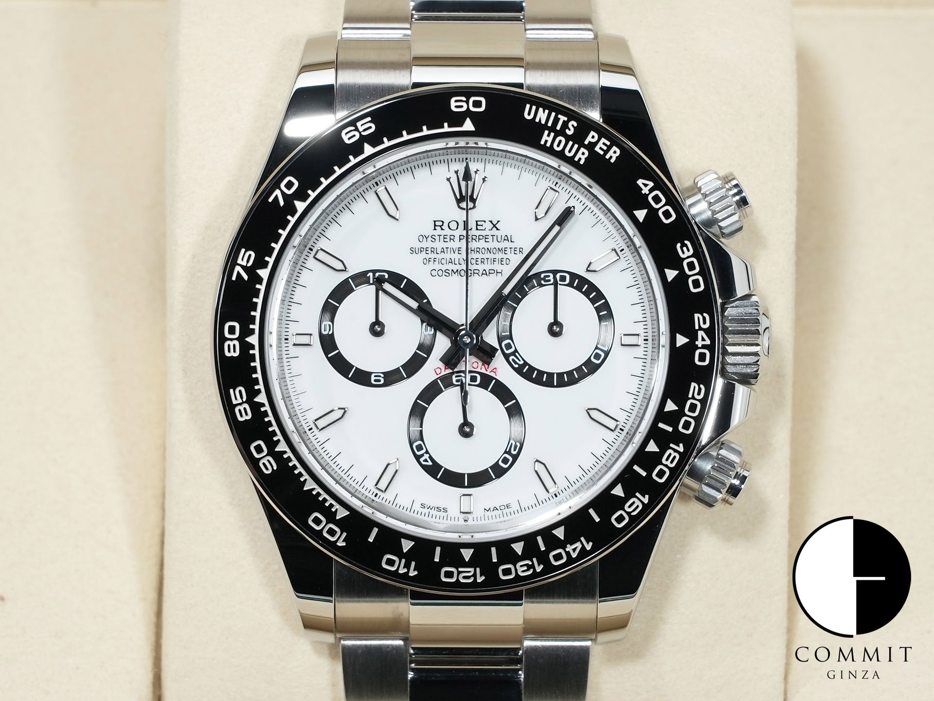 Rolex Daytona Ref. 126500LN Stainless Steel White Dial Unused v5zk723t