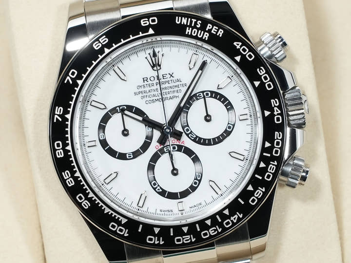 Rolex Daytona Ref. 126500LN Stainless Steel White Dial Unused v5zk723t