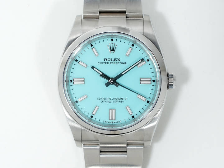 Rolex Oyster Perpetual 36 Ref. 126000 Stainless Steel Turquoise Dial Pre-owned wje5t66j