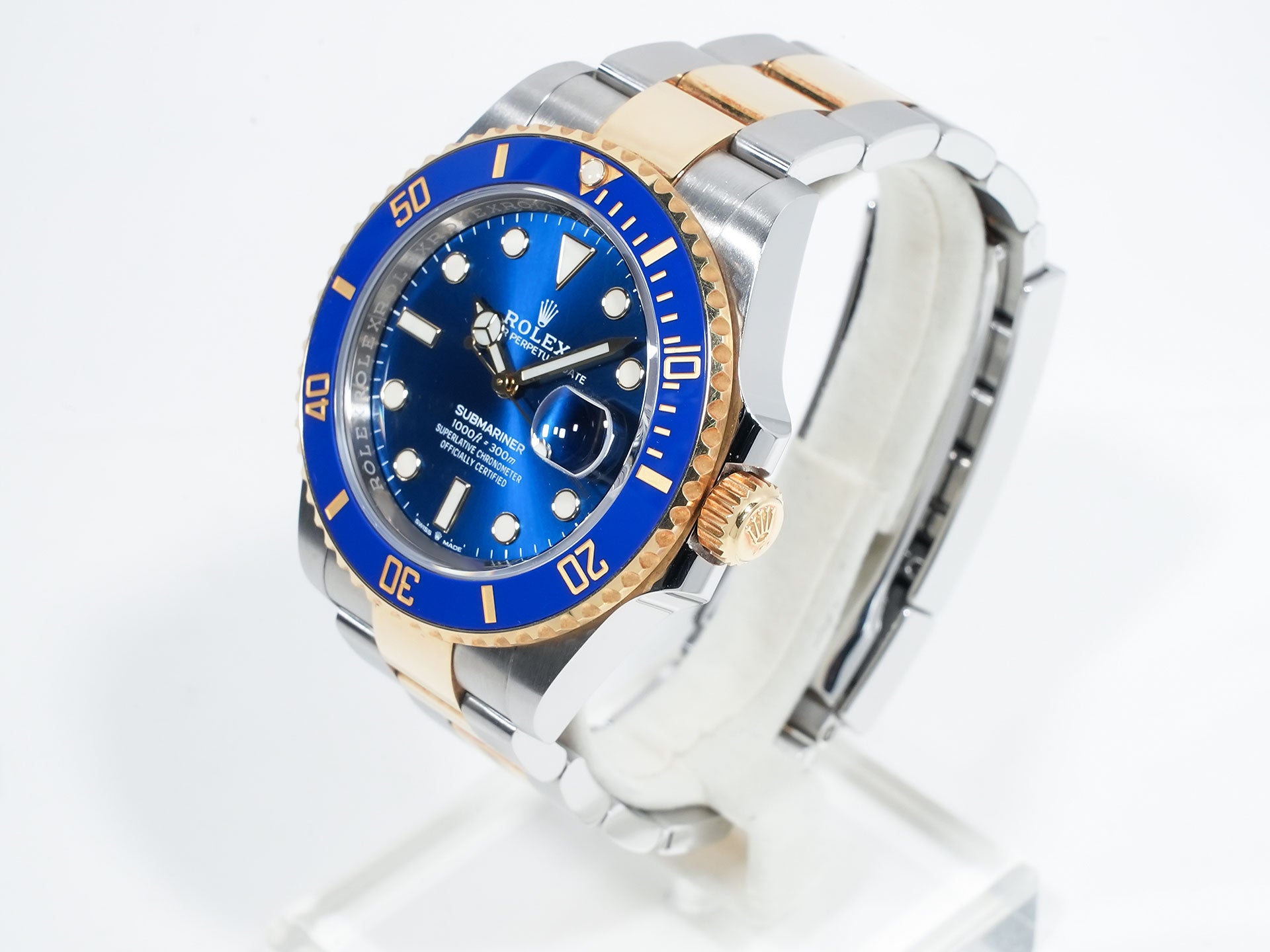 Pre-owned Rolex Submariner Date Ref. 126613LB Stainless Steel/Yellow Gold Blue Dial qyrcizc6