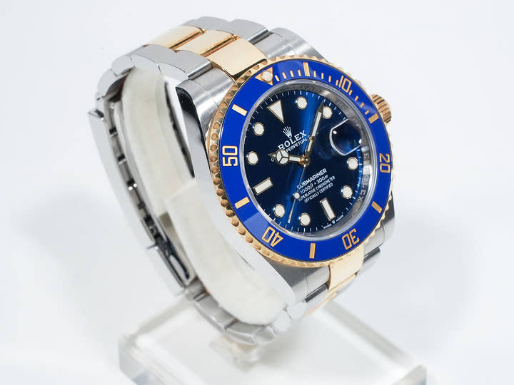 Pre-owned Rolex Submariner Date Ref. 126613LB Stainless Steel/Yellow Gold Blue Dial qyrcizc6