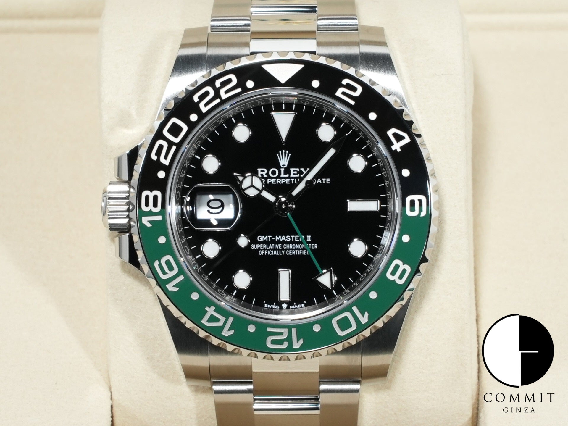 ロレックス GMTマスターII Ref.126720VTNR ステンレススチール ブラック文字盤 オイスターブレスレット 未使用 rew86t8e