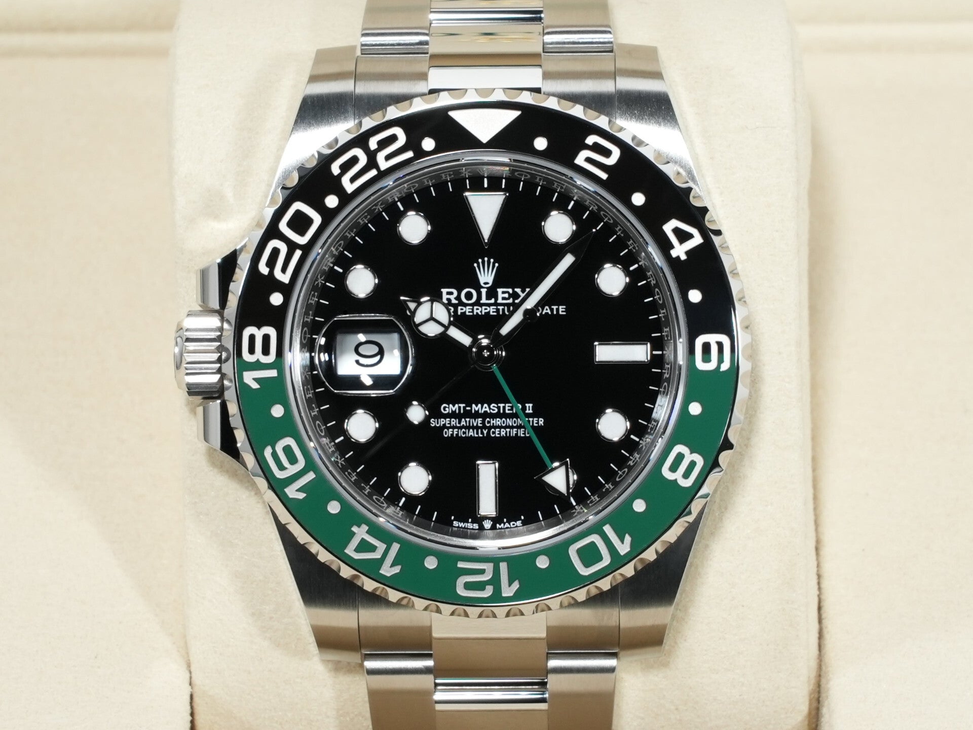 ロレックス GMTマスターII Ref.126720VTNR ステンレススチール ブラック文字盤 オイスターブレスレット 未使用 rew86t8e