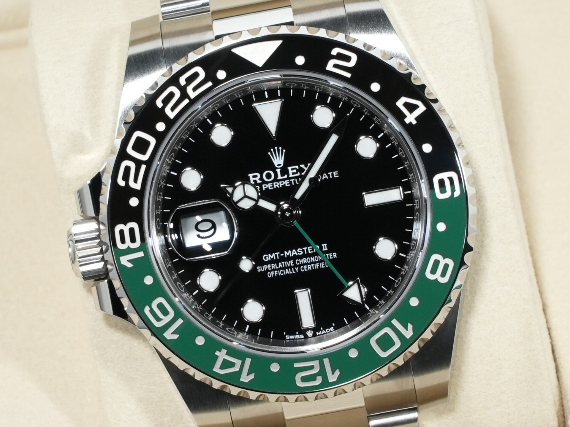 ロレックス GMTマスターII Ref.126720VTNR ステンレススチール ブラック文字盤 オイスターブレスレット 未使用 rew86t8e