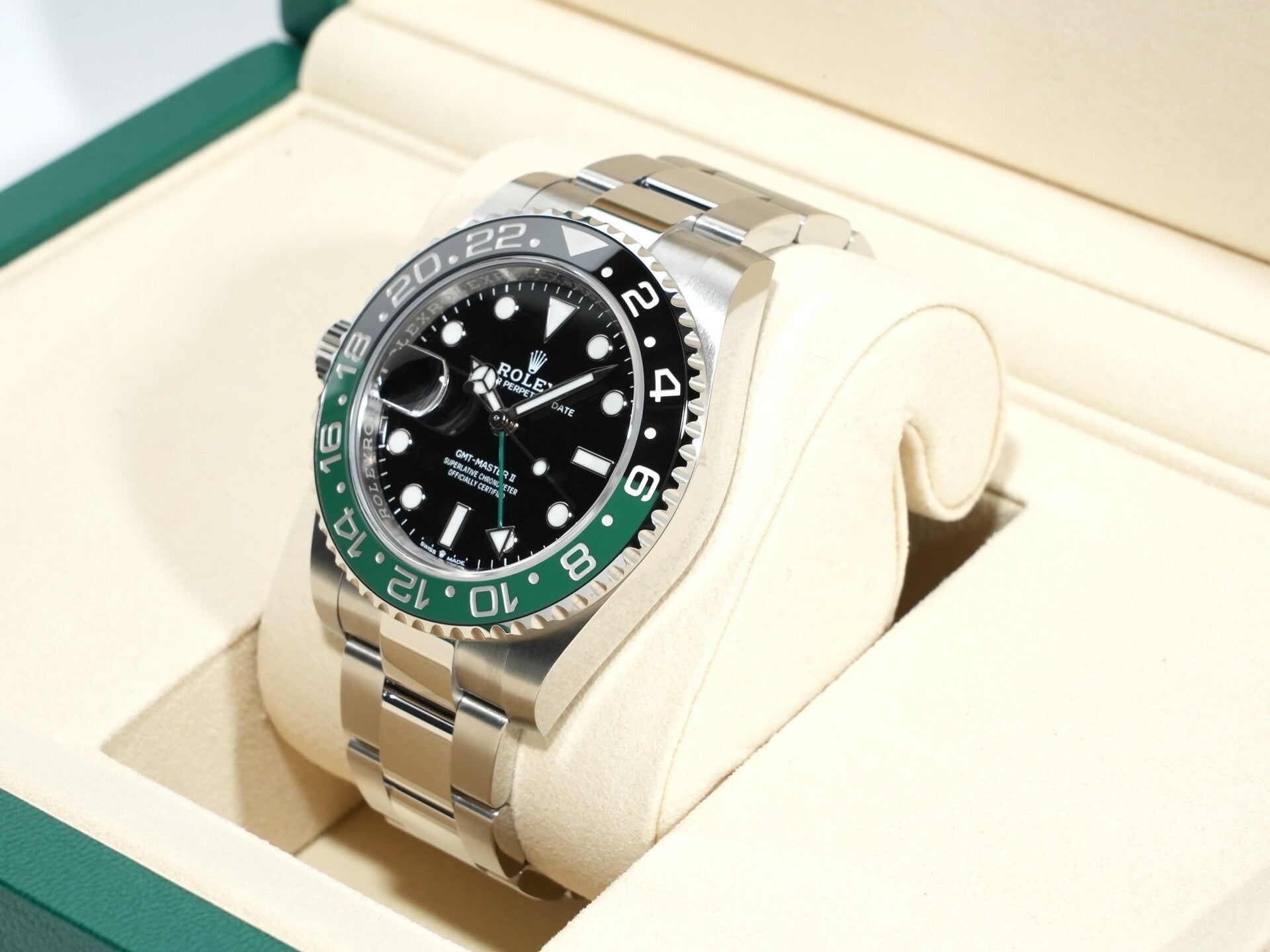 ロレックス GMTマスターII Ref.126720VTNR ステンレススチール ブラック文字盤 オイスターブレスレット 未使用 rew86t8e