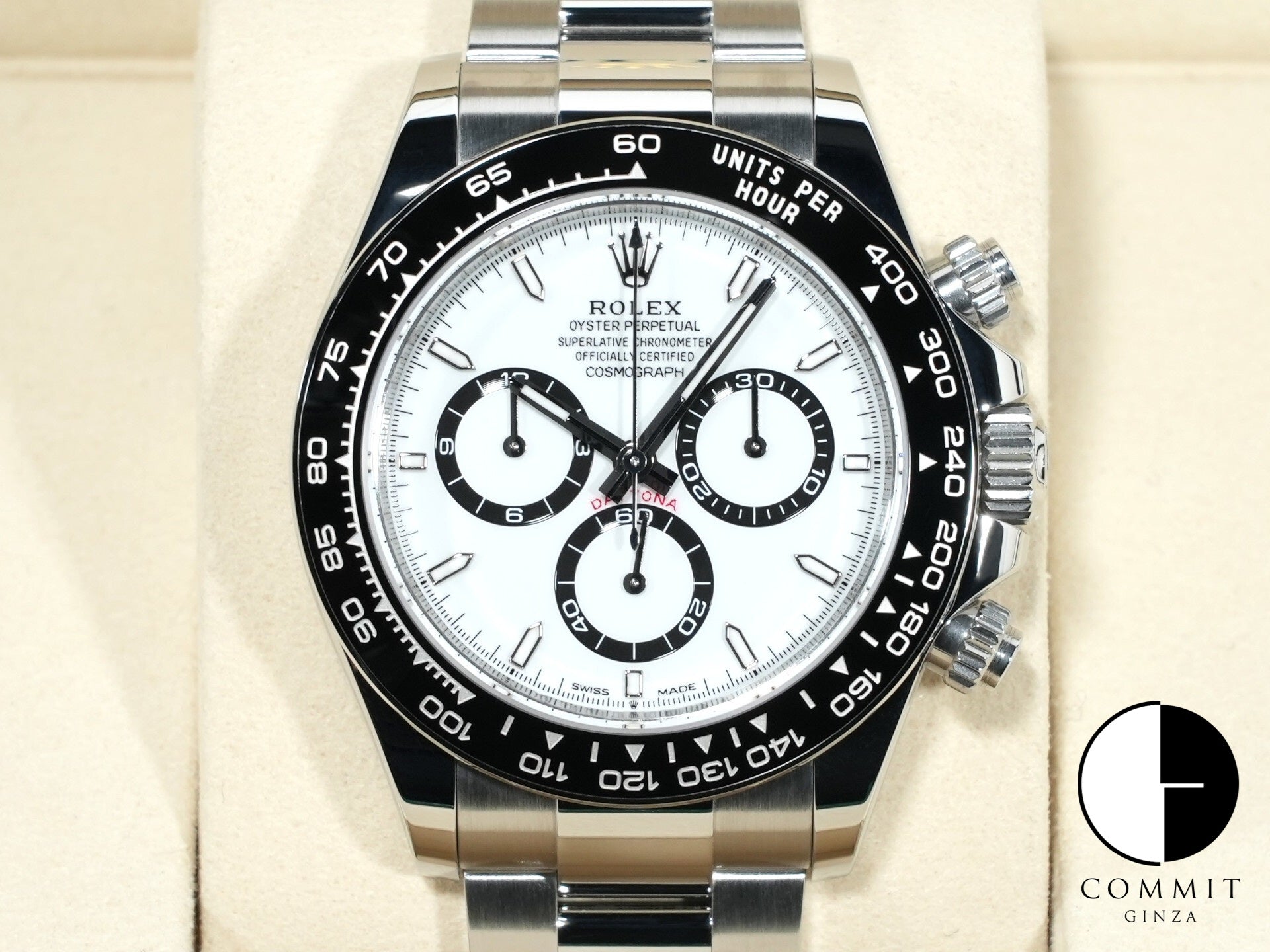 Rolex Daytona Ref. 126500LN Stainless Steel White Dial Unused 2gk3whsk