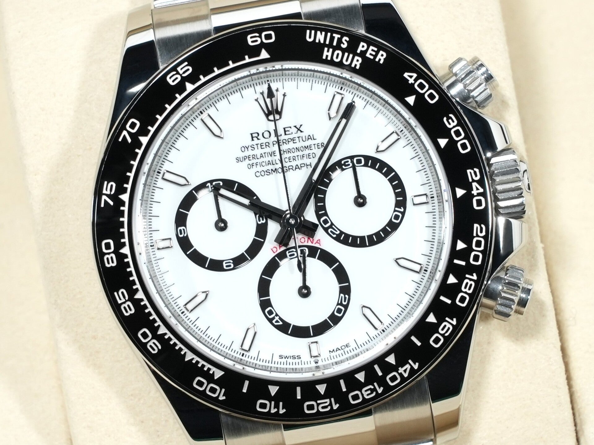 Rolex Daytona Ref. 126500LN Stainless Steel White Dial Unused 2gk3whsk