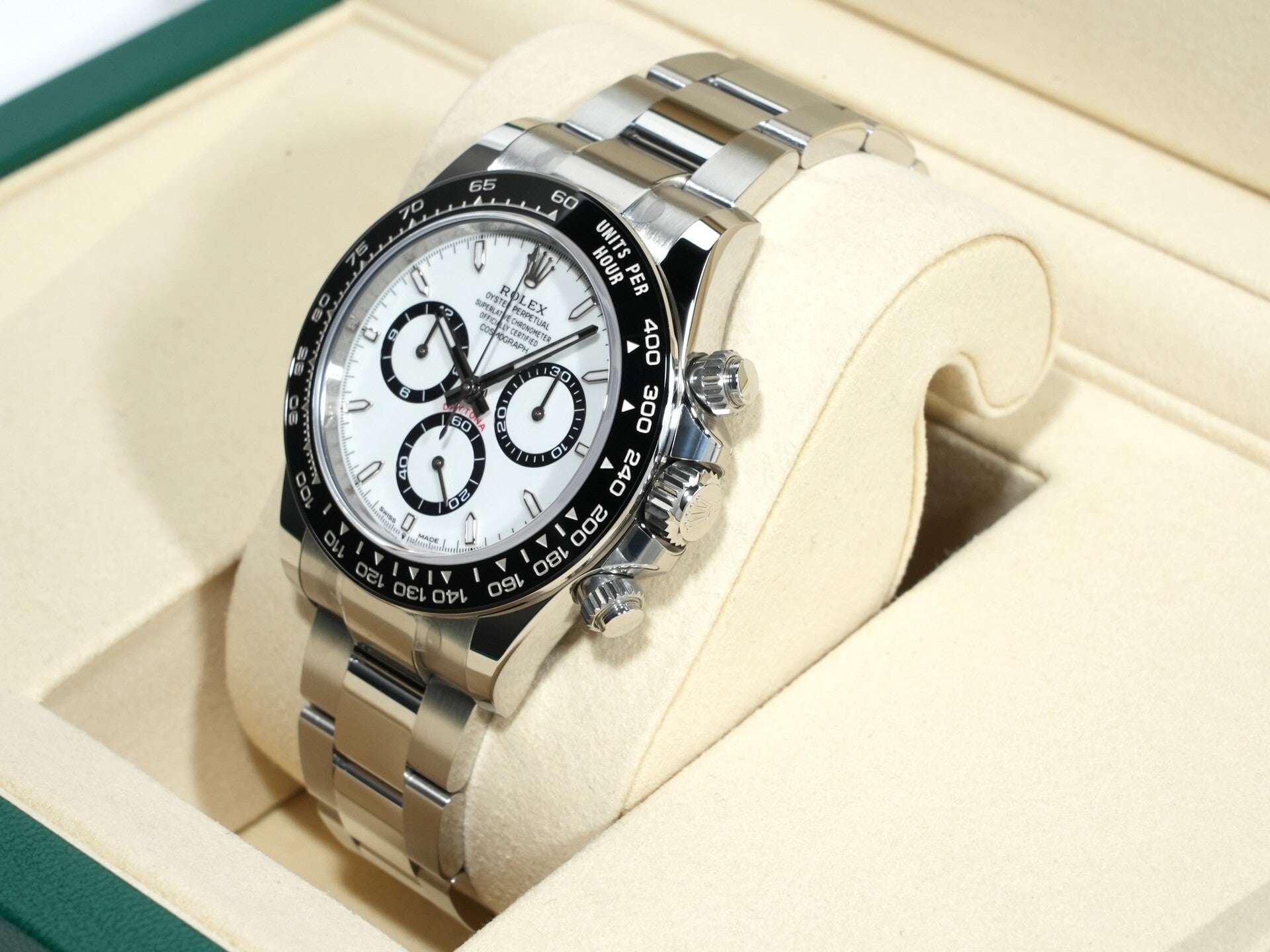 ロレックス デイトナ Ref.126500LN ステンレススチール ホワイト文字盤 未使用 emspuaxy