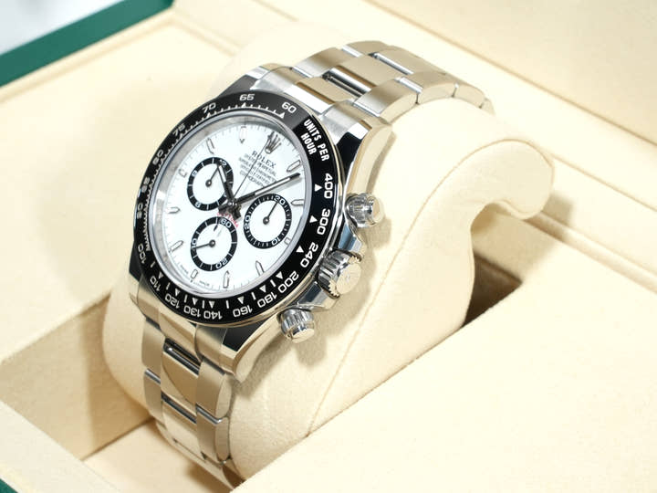 ロレックス デイトナ Ref.126500LN ステンレススチール ホワイト文字盤 未使用 e7ozgfwr