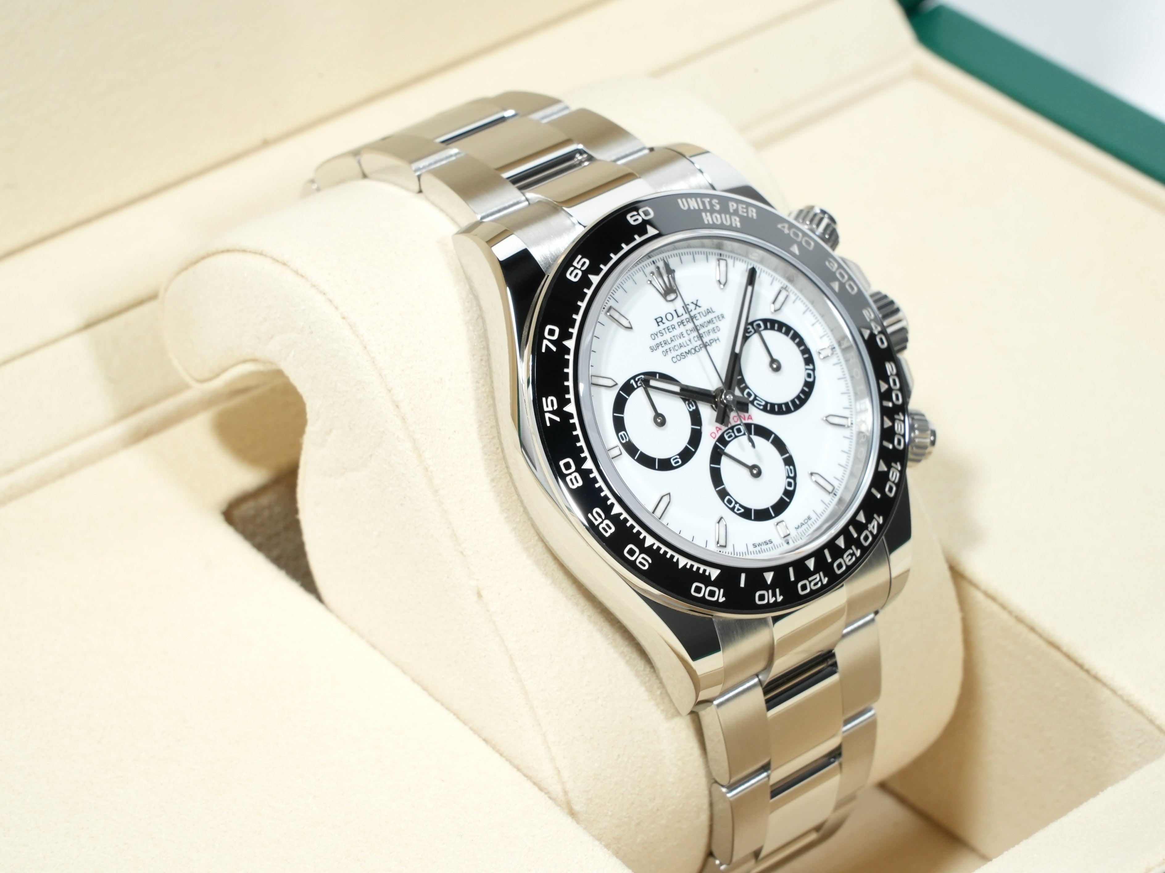 ロレックス デイトナ Ref.126500LN ステンレススチール ホワイト文字盤 未使用 e7ozgfwr