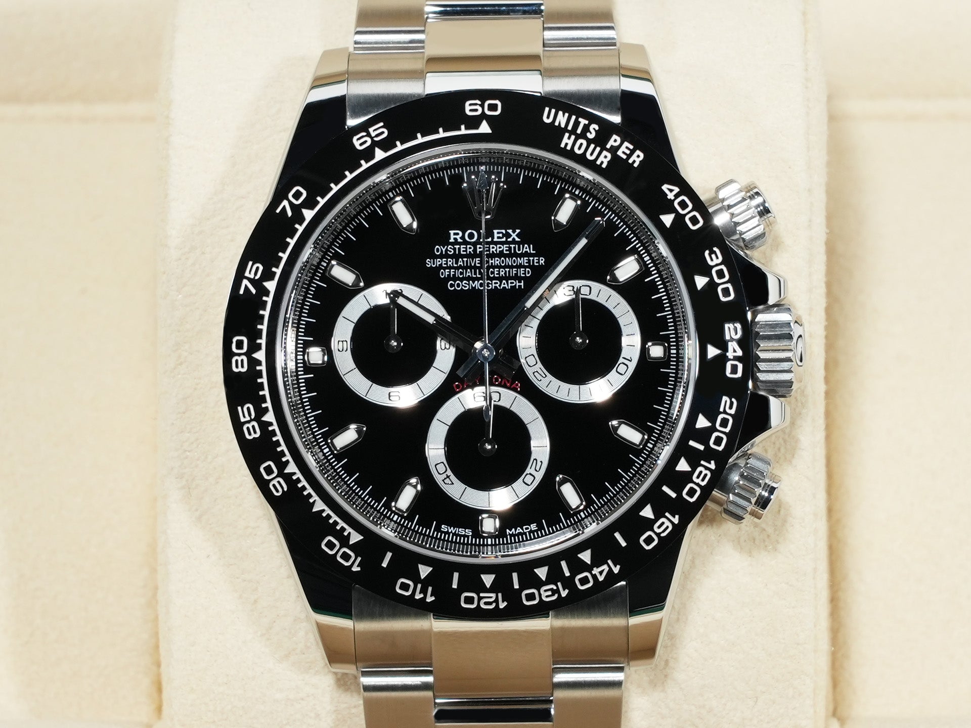 ロレックス デイトナ Ref.116500LN ステンレススチール ブラック文字盤 中古 75auwxbf