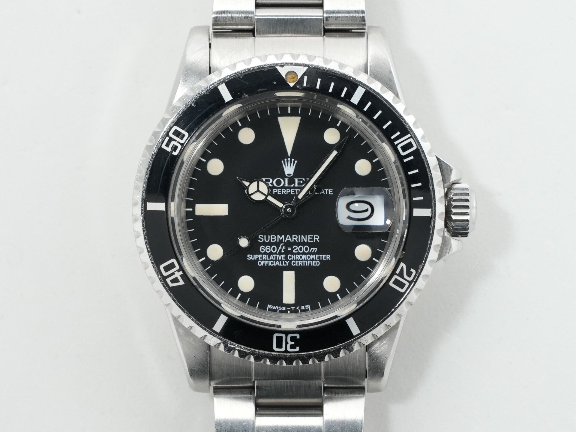 Pre-owned Rolex Submariner Date Ref. 1680 Stainless Steel Black Dial 4huvk8kp