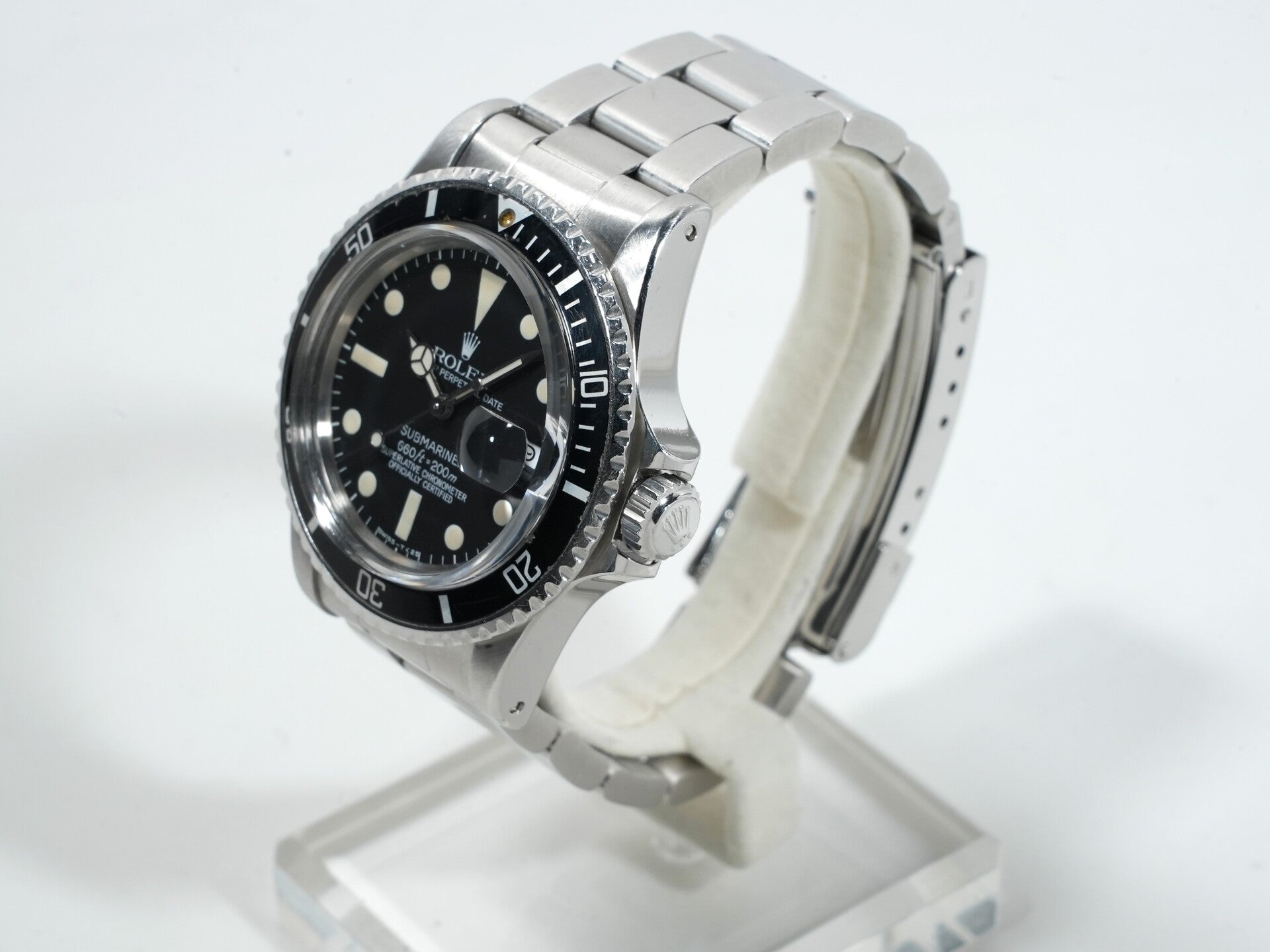 Pre-owned Rolex Submariner Date Ref. 1680 Stainless Steel Black Dial 4huvk8kp
