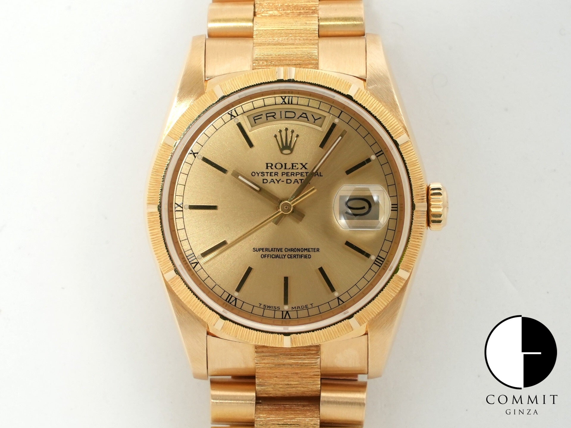 Rolex Day-Date Ref. 18248 Yellow Gold with Champagne Gold Dial, Pre-owned, jiy3xja4
