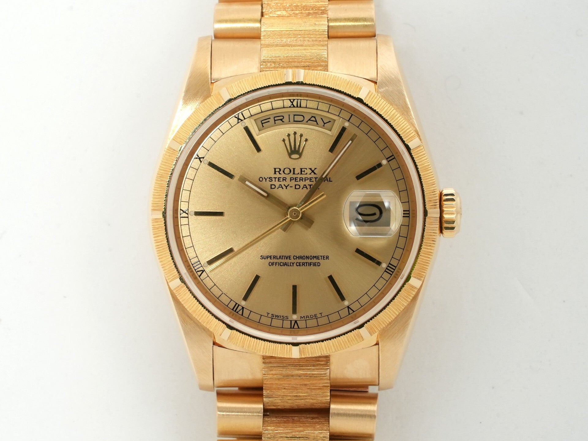 Rolex Day-Date Ref. 18248 Yellow Gold with Champagne Gold Dial, Pre-owned, jiy3xja4