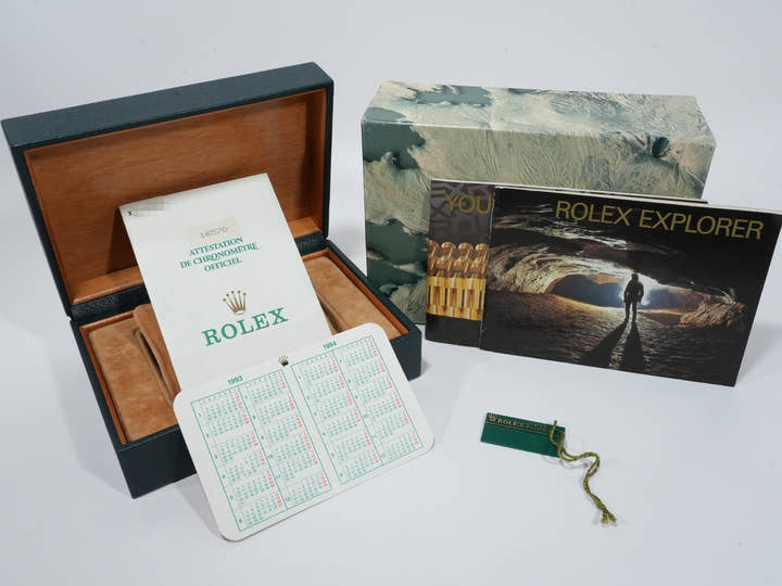 ロレックス エクスプローラーII Ref.16570 ステンレススチール ホワイト文字盤 オイスターブレスレット 中古 4of8nd6j