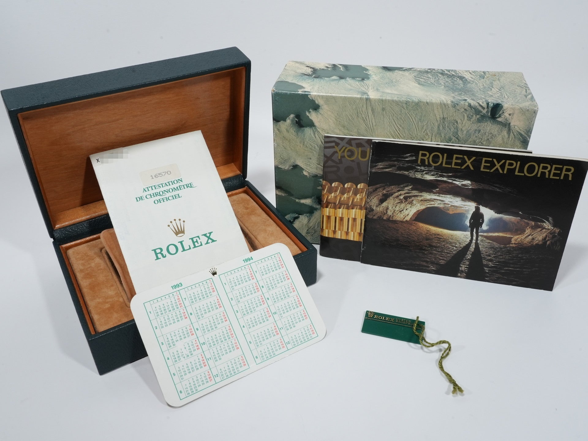 ロレックス エクスプローラーII Ref.16570 ステンレススチール ホワイト文字盤 オイスターブレスレット 中古 4of8nd6j