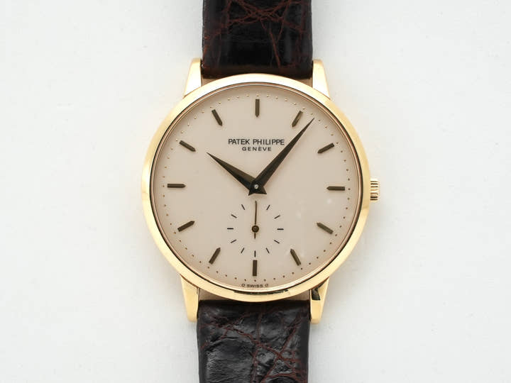 Patek Philippe Calatrava Ref. 3893J Yellow Gold Ivory Dial Pre-owned t2zhepax