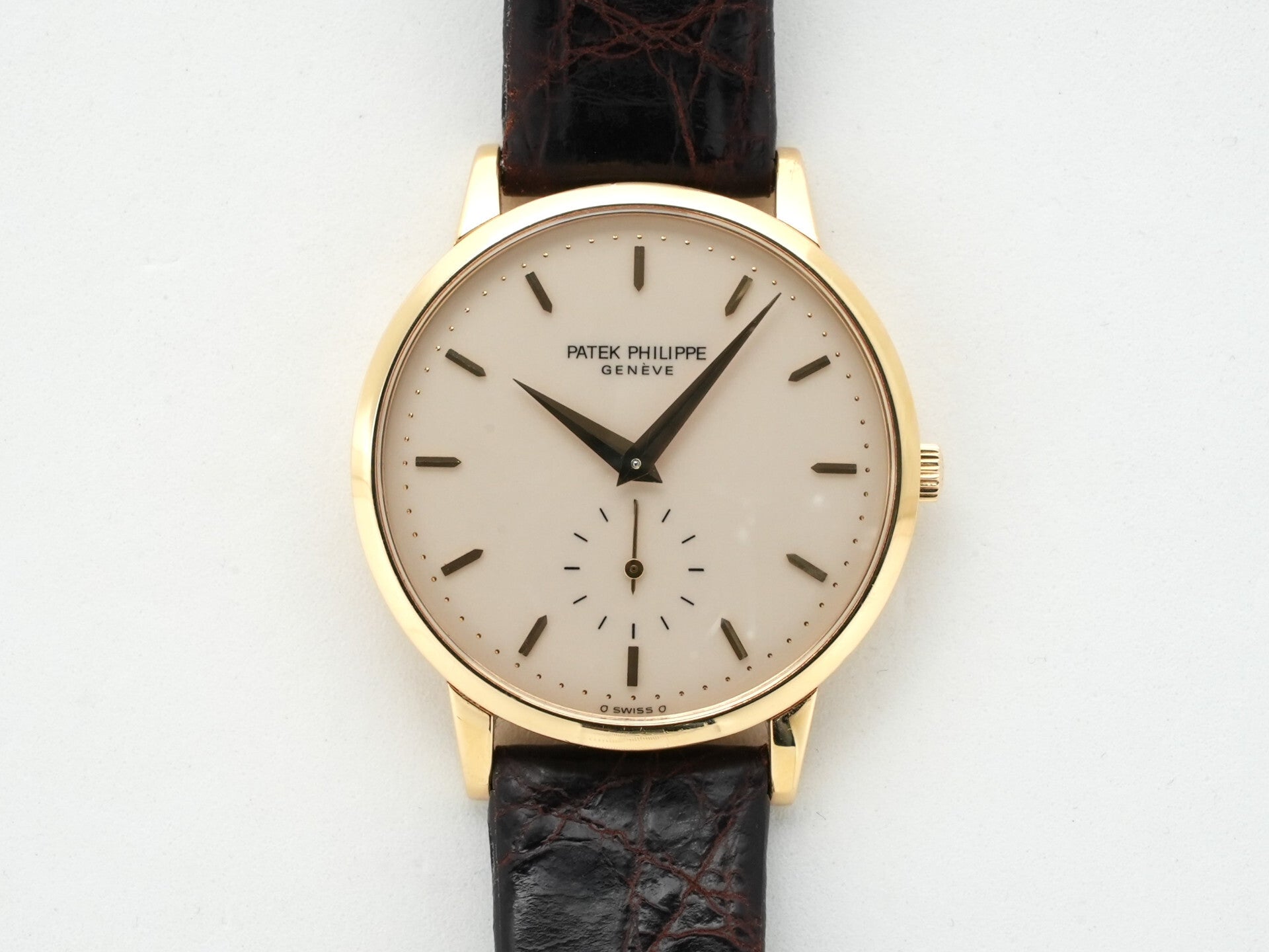 パテックフィリップ カラトラバ Ref.3893J イエローゴールド アイボリー文字盤 中古 t2zhepax