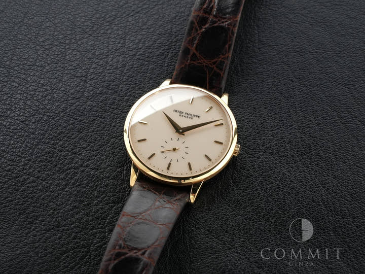 Patek Philippe Calatrava Ref. 3893J Yellow Gold Ivory Dial Pre-owned t2zhepax