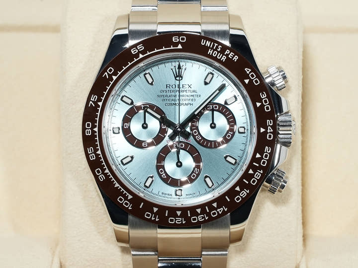 ロレックス デイトナ Ref.116506 プラチナ アイスブルー文字盤 中古 axf3cg6d