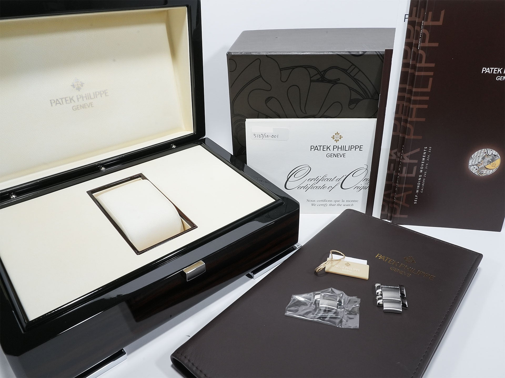 パテックフィリップ アクアノート エクストララージ Ref.5167/1A-001 ステンレススチール ブラック文字盤 美品 sord5phg