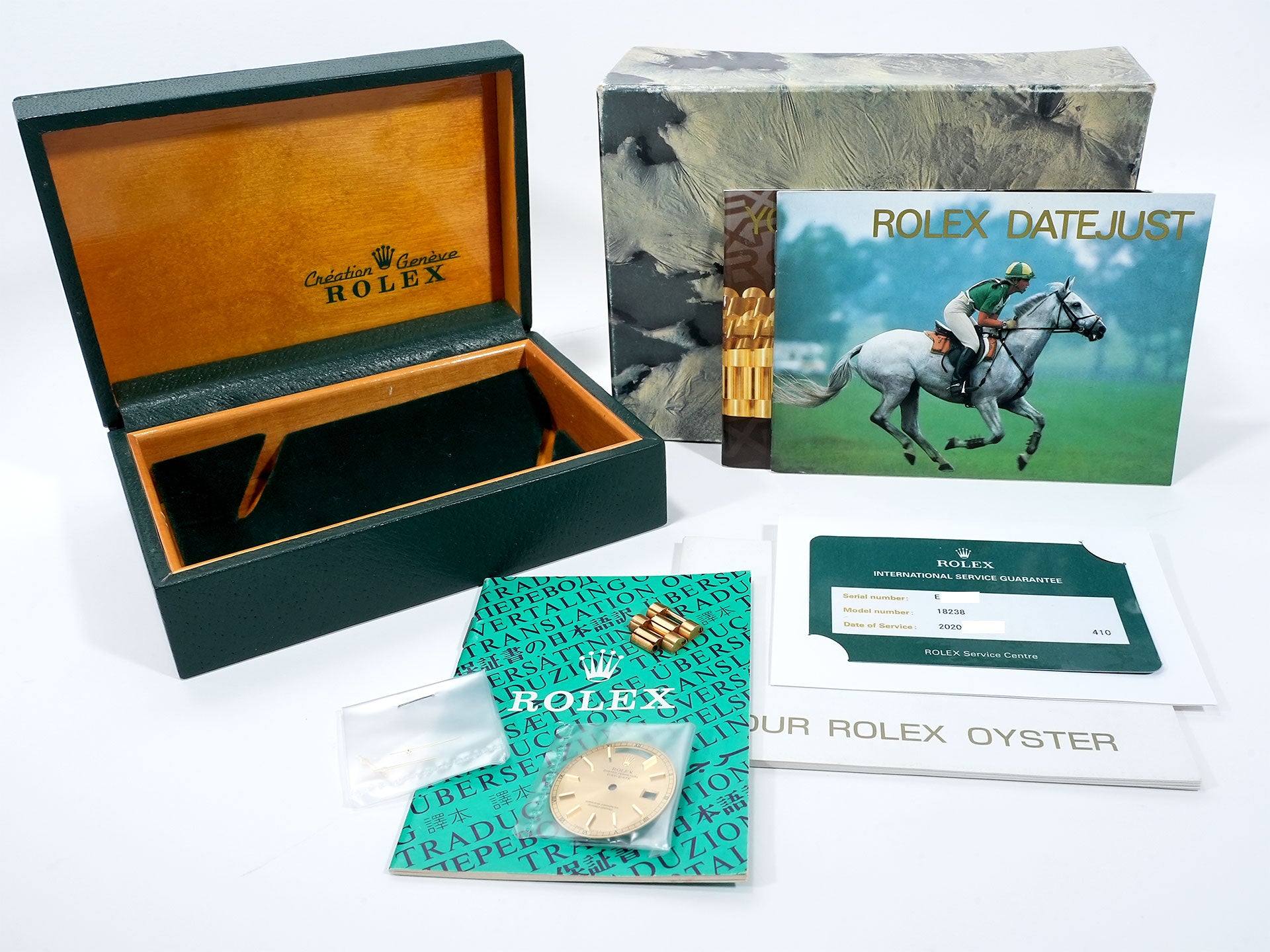 ロレックス デイデイト36 Ref.18238 イエローゴールド ブラウングラデーション×10Pダイヤ文字盤 中古 6b7hn3a4