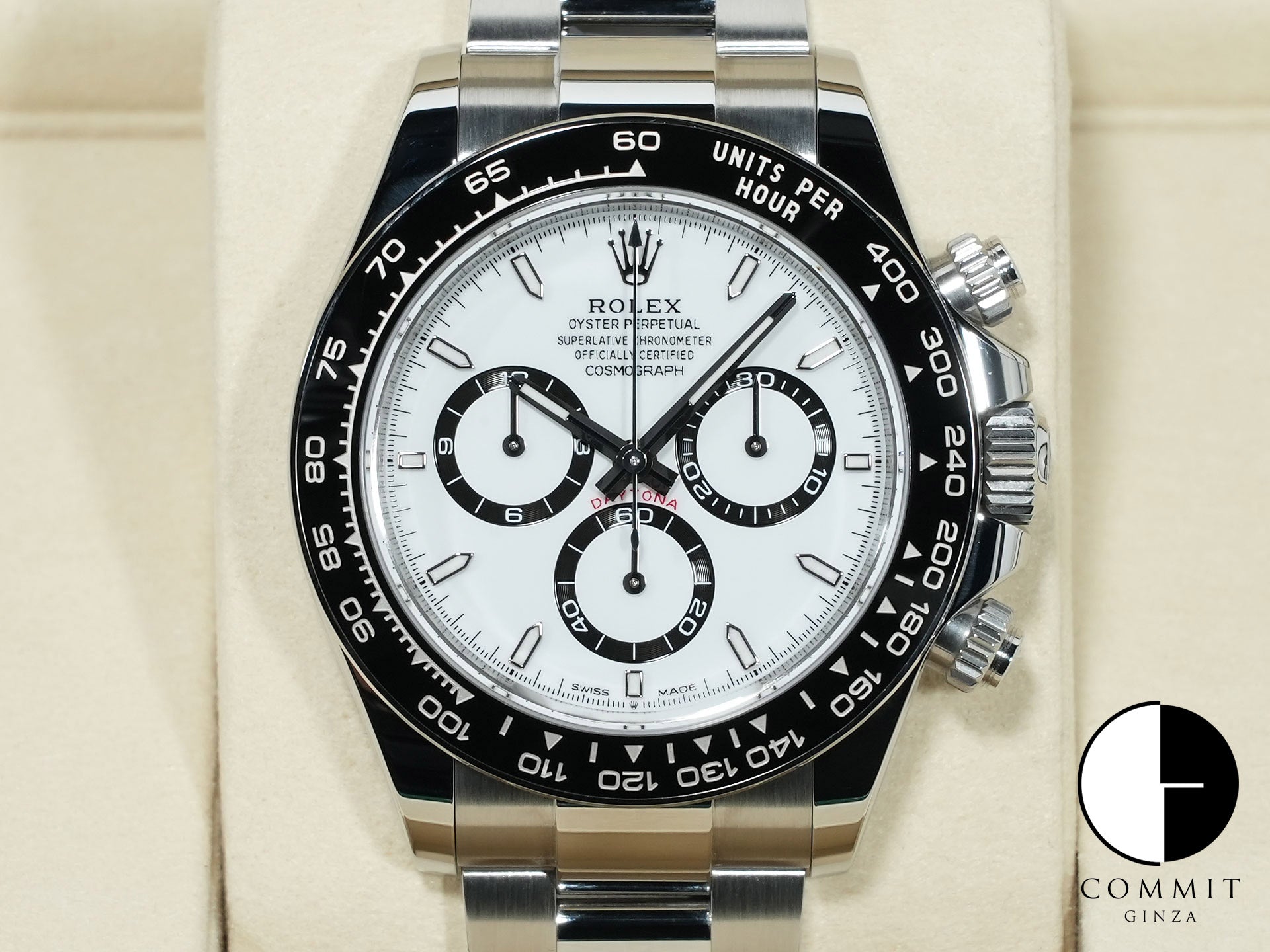 ロレックス デイトナ Ref.126500LN ステンレススチール ホワイト文字盤 未使用 7n6yz328