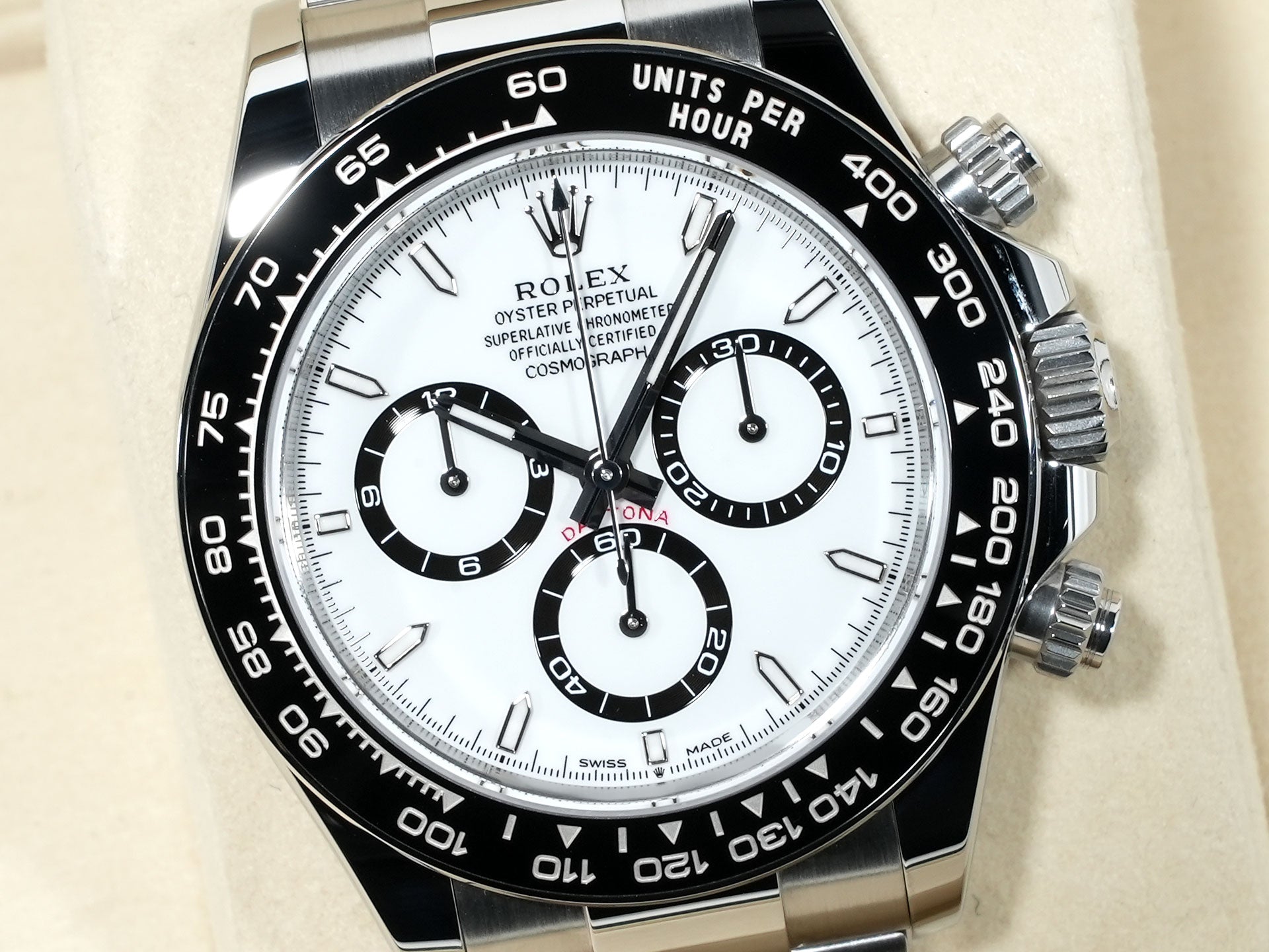 ロレックス デイトナ Ref.126500LN ステンレススチール ホワイト文字盤 美中古 2mjmaz2w