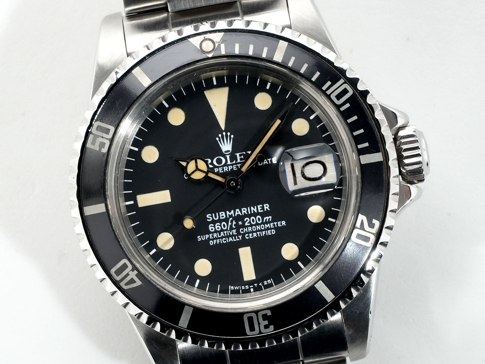 Rolex Submariner Date Ref. 1680 Stainless Steel Black Dial Pre-owned a67x7vxv