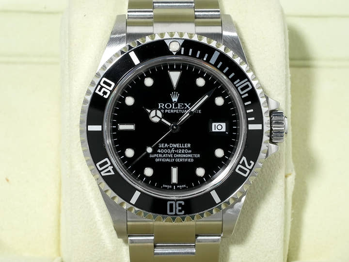 Pre-owned Rolex Sea-Dweller Ref. 16600 Stainless Steel Black Dial jp4r66pz
