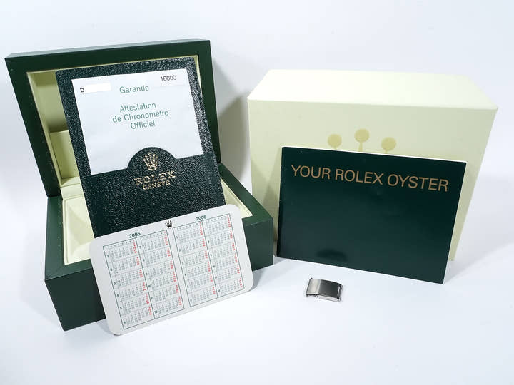 Pre-owned Rolex Sea-Dweller Ref. 16600 Stainless Steel Black Dial jp4r66pz