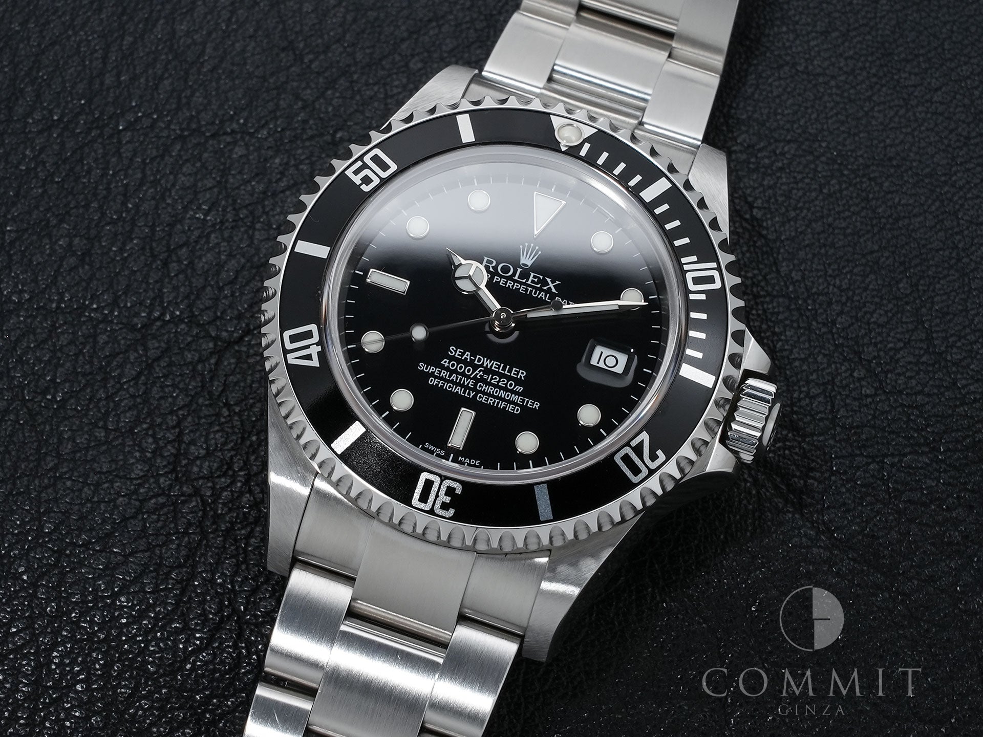 Pre-owned Rolex Sea-Dweller Ref. 16600 Stainless Steel Black Dial jp4r66pz