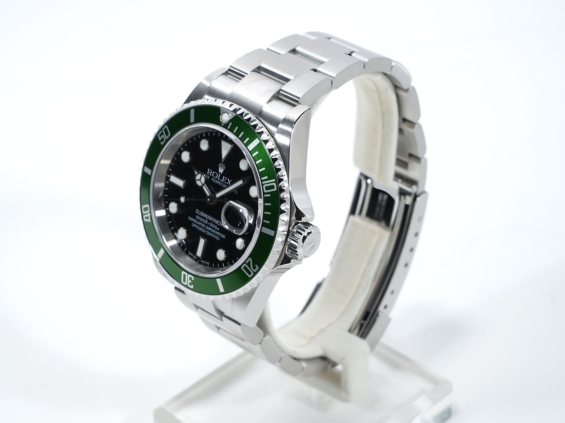 Rolex Submariner Date Ref. 16610LV Stainless Steel Black Dial Excellent Condition wja4b3mc