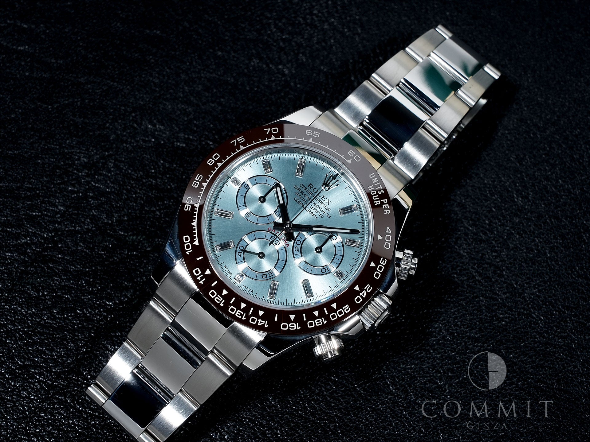 Rolex Daytona Ref. 116506A Platinum Ice Blue Dial Excellent Condition unrxbh3o