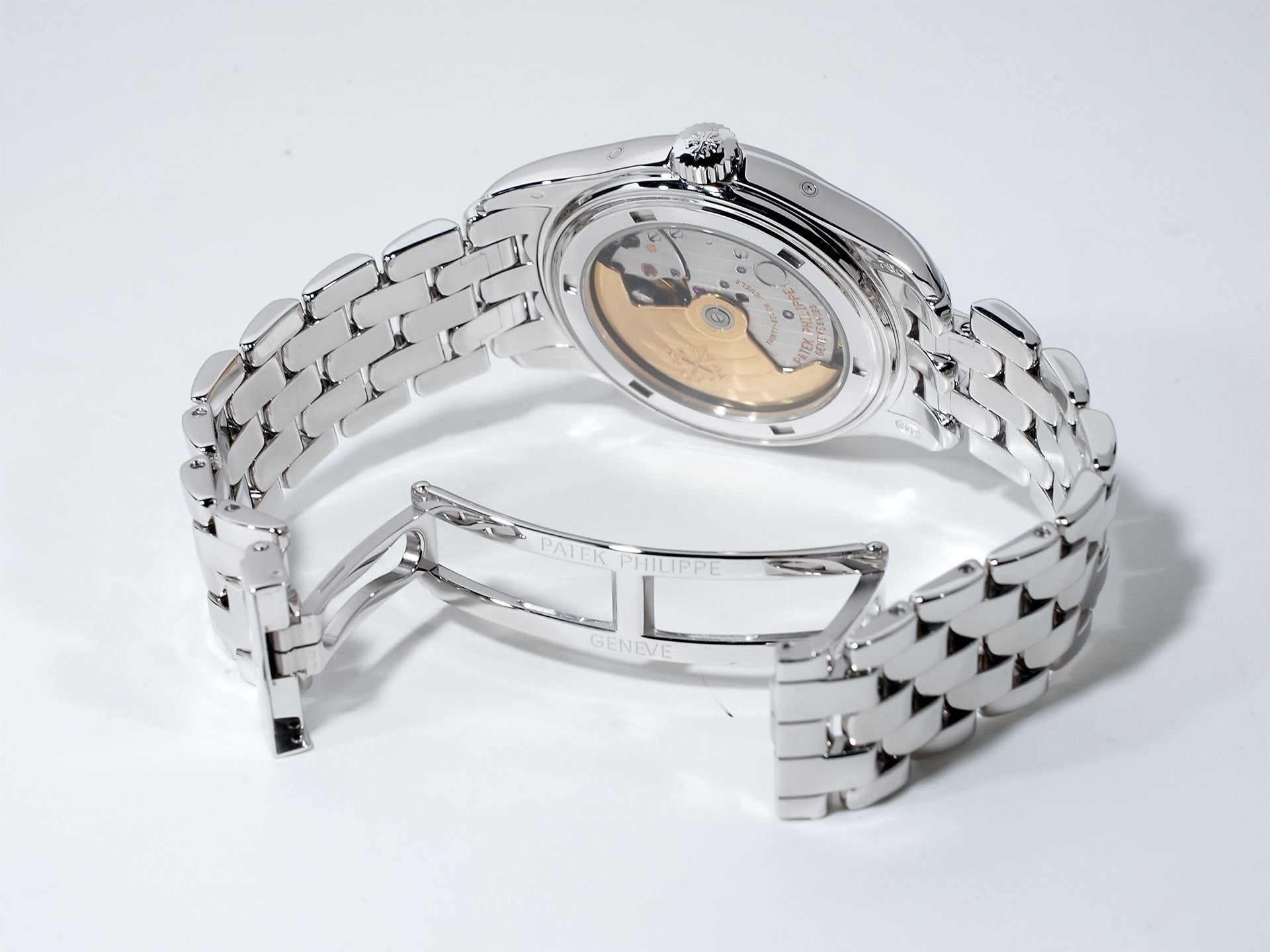 Patek Philippe Annual Calendar Moon Phase Ref. 5036/1G-017 White Gold Silver Dial Excellent Condition nxhnriee