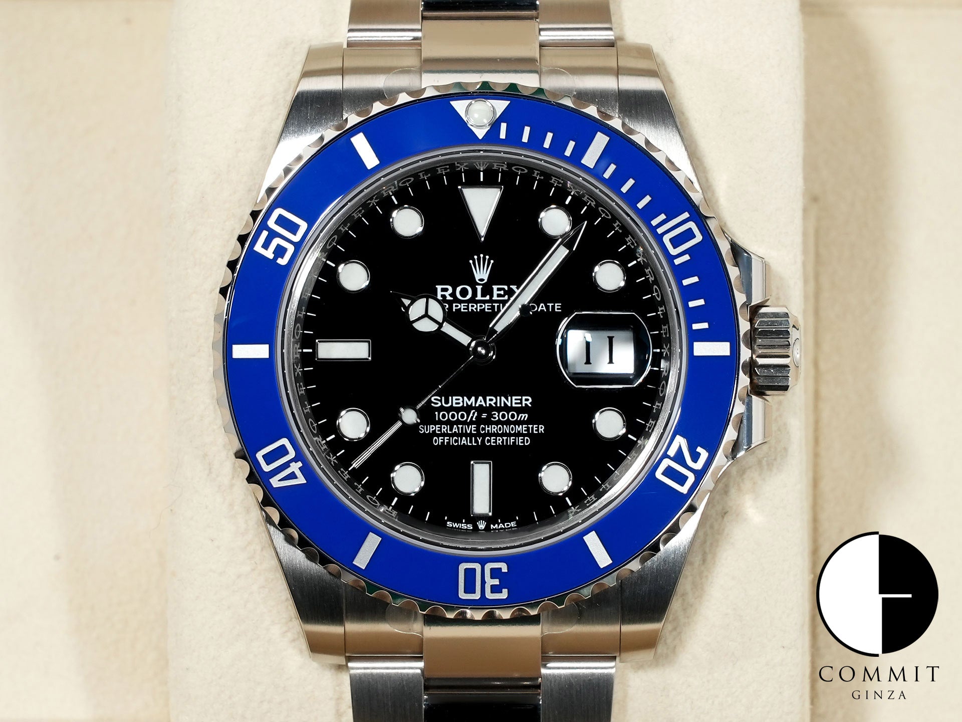 ロレックス サブマリーナー デイト Ref.126619LB ホワイトゴールド ブラック文字盤 未使用 thr32bve