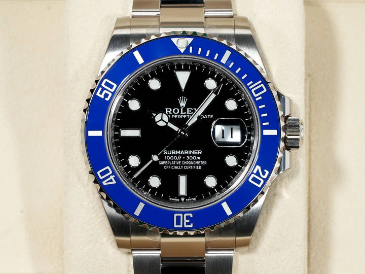 ロレックス サブマリーナー デイト Ref.126619LB ホワイトゴールド ブラック文字盤 未使用 thr32bve