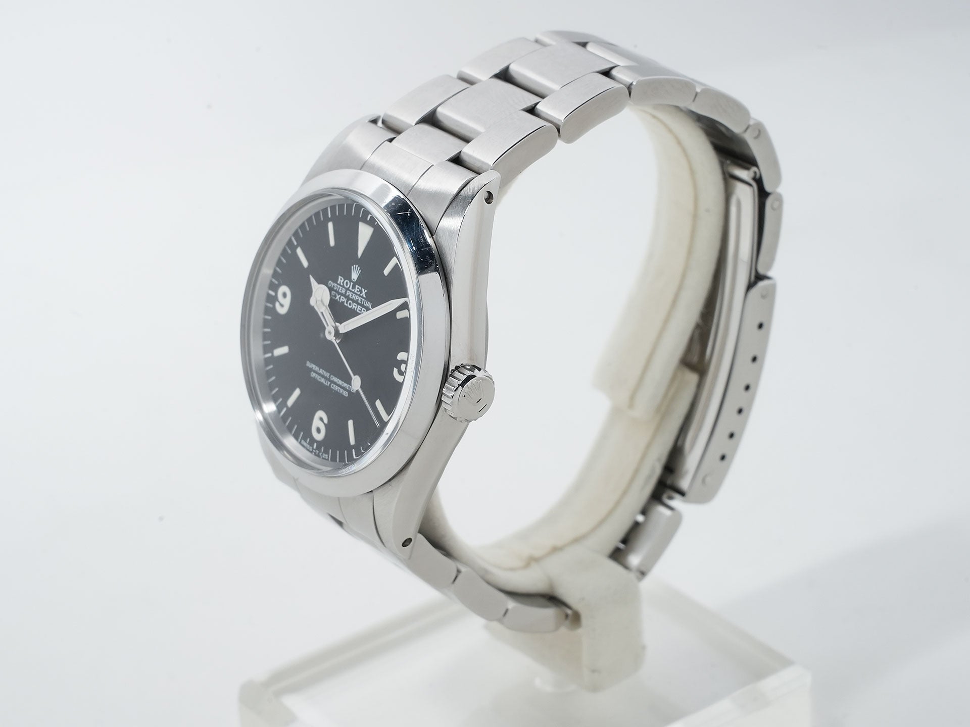 Pre-owned Rolex Explorer I Ref. 1016 Stainless Steel Black Dial 9n992cqi