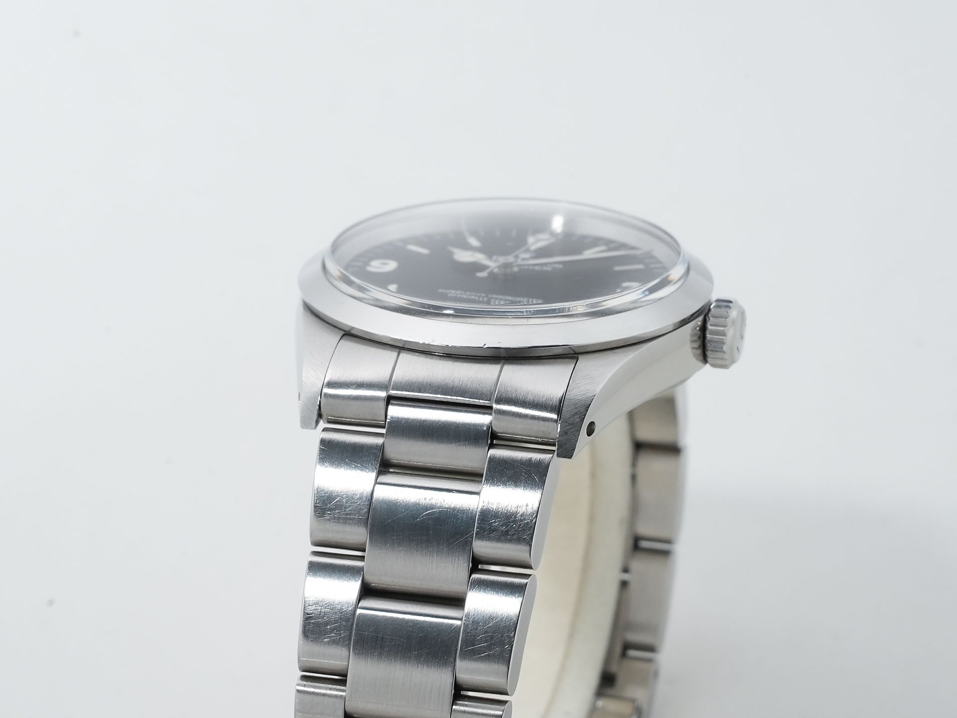 Pre-owned Rolex Explorer I Ref. 1016 Stainless Steel Black Dial 9n992cqi