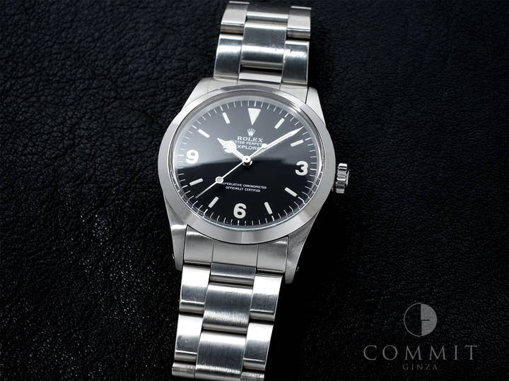 Pre-owned Rolex Explorer I Ref. 1016 Stainless Steel Black Dial 9n992cqi