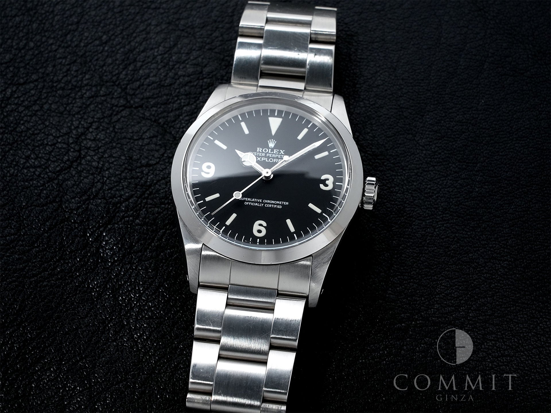 Pre-owned Rolex Explorer I Ref. 1016 Stainless Steel Black Dial 9n992cqi