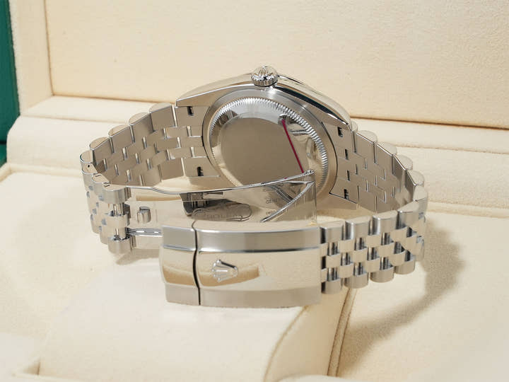 Rolex Datejust 36 Ref. 126234 Stainless Steel/White Gold White Roman Dial Jubilee Bracelet Excellent Condition 58nxoiqc