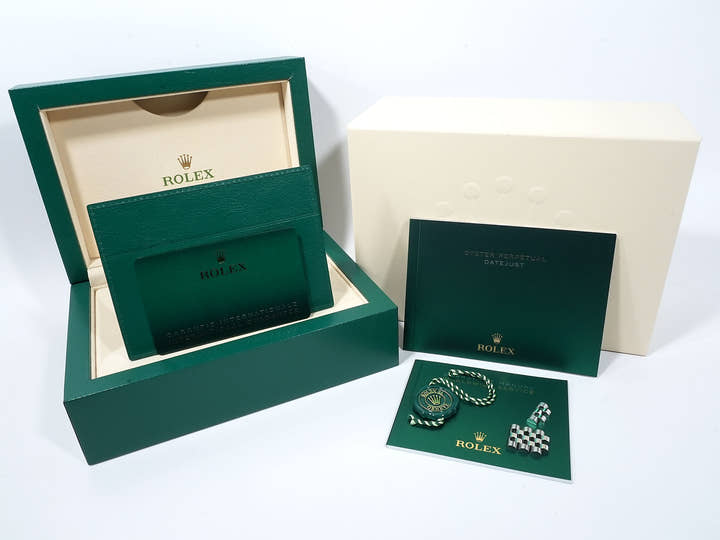 Rolex Datejust 36 Ref. 126234 Stainless Steel/White Gold White Roman Dial Jubilee Bracelet Excellent Condition 58nxoiqc