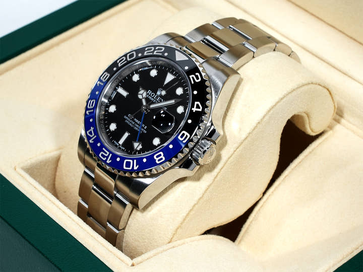 Rolex GMT-Master II Ref. 116710BLNR Stainless Steel Black Dial Oyster Bracelet Excellent Condition owocoe85