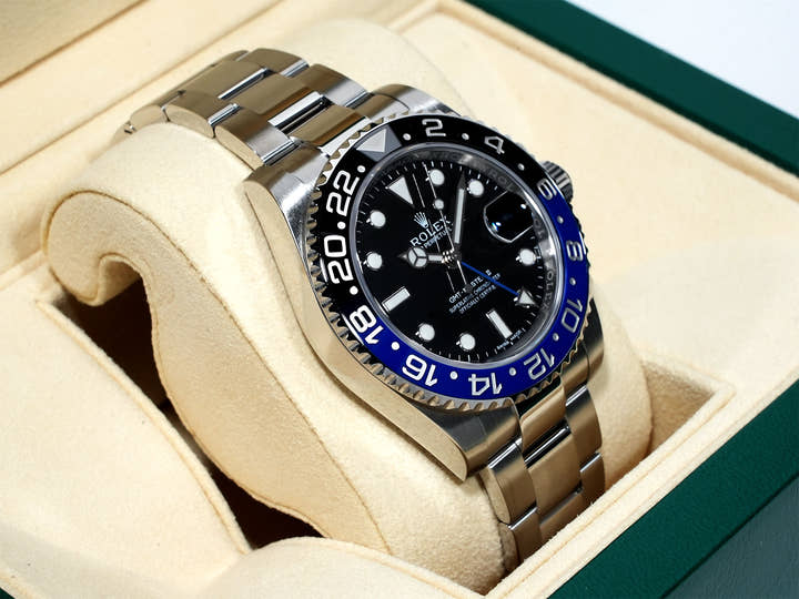 Rolex GMT-Master II Ref. 116710BLNR Stainless Steel Black Dial Oyster Bracelet Excellent Condition owocoe85