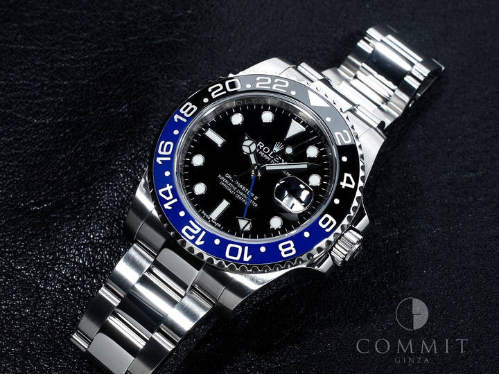 Rolex GMT-Master II Ref. 116710BLNR Stainless Steel Black Dial Oyster Bracelet Excellent Condition owocoe85