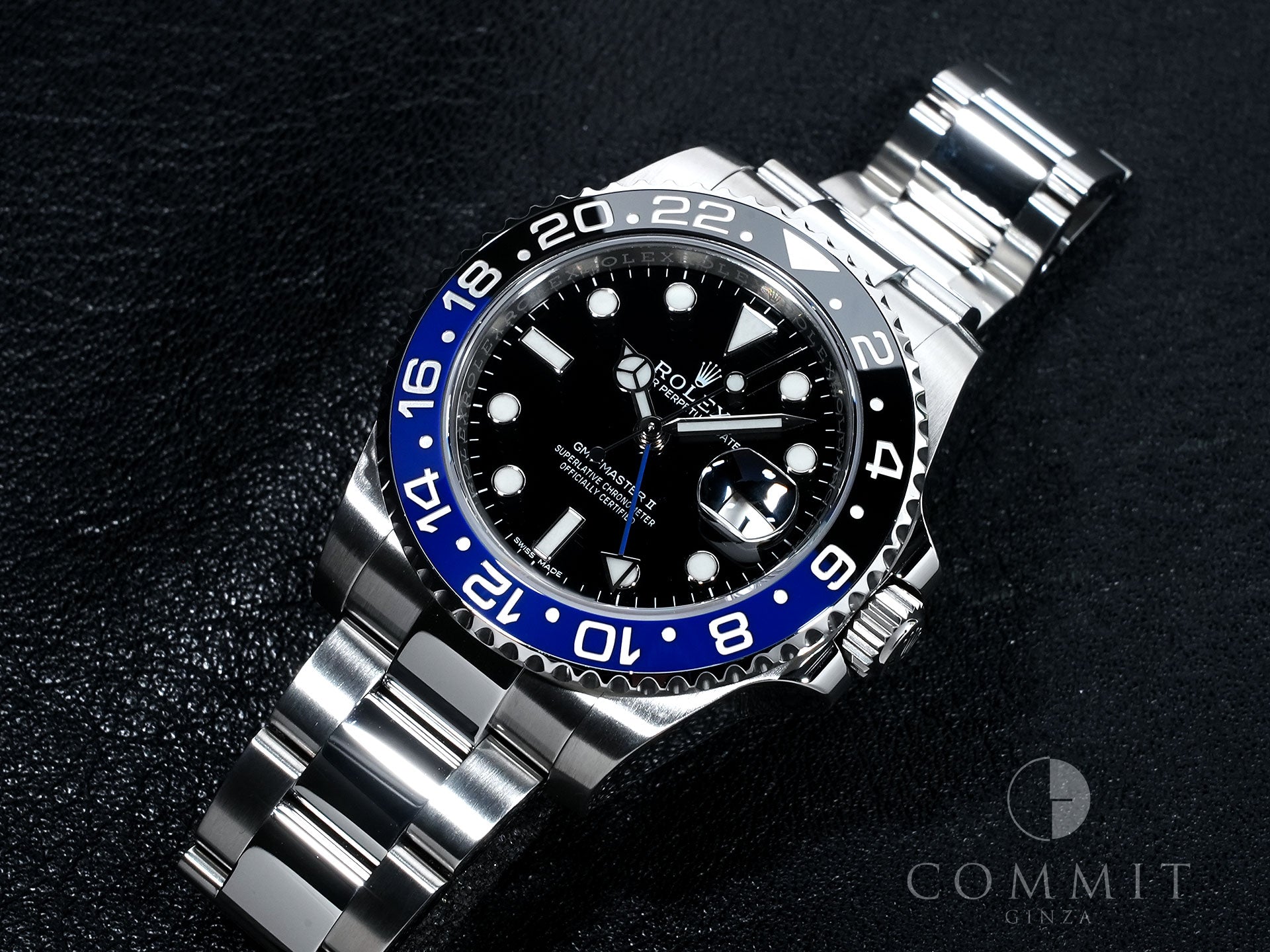 Rolex GMT-Master II Ref. 116710BLNR Stainless Steel Black Dial Oyster Bracelet Excellent Condition owocoe85